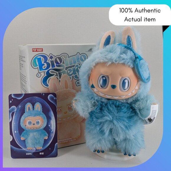 POP MART Other - Pop Mart Labubu – Big in Energy “Hope” Plush Doll – Authentic Collectible